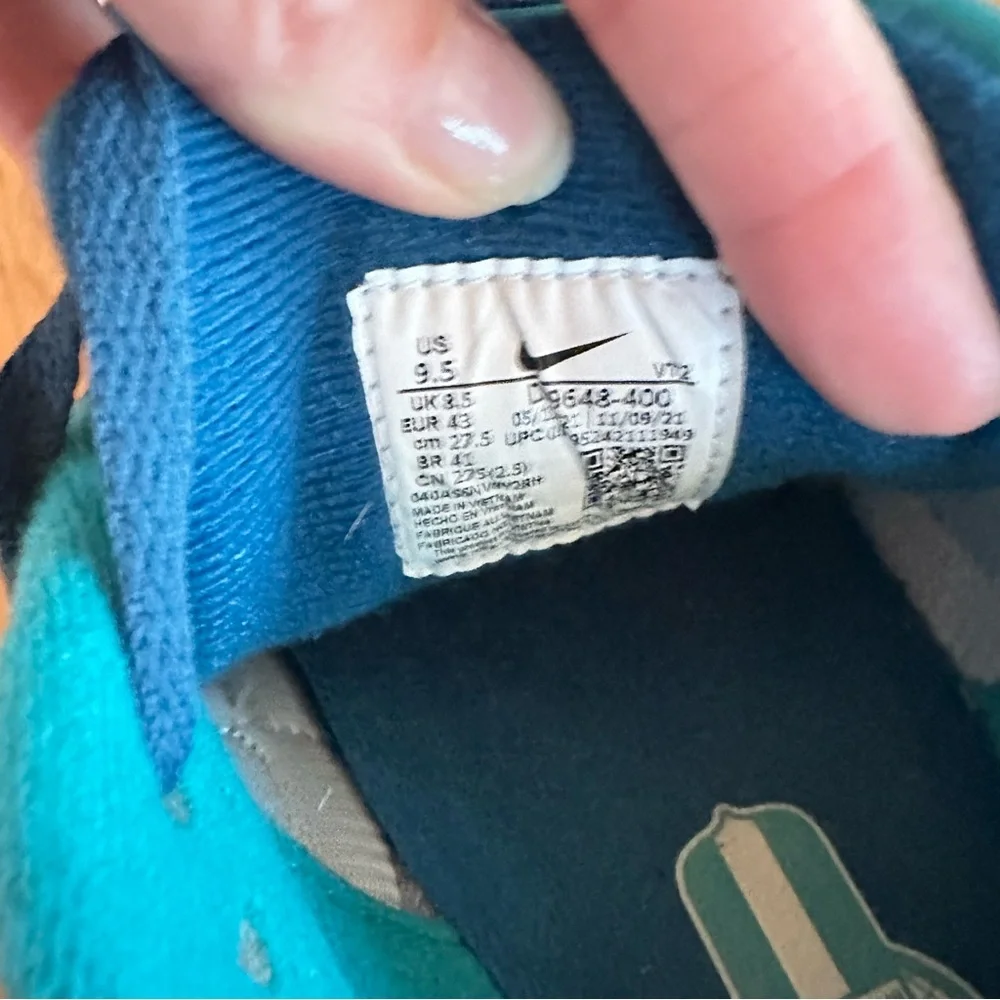 Nike Air Max BW 'Marina' OG Teal, Blue and White Sneakers Size 9.5 - Picture 8 of 11